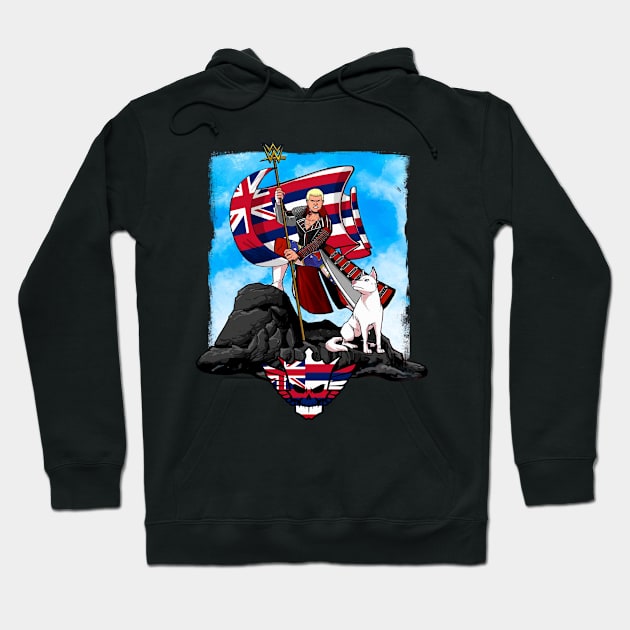 Cody Rhodes Hawaiian Flag Hoodie by Meat Beat